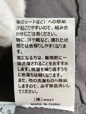 WAYS WILL/その他アウター/ジャケット/アウター/グレー/F