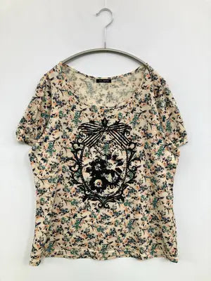 ru JEANS/アールユージーンズ/Tシャツ/カットソー/トップス/ベージュ/3L