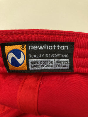 NEWHATTAN/ニューハッタン/キャップ/帽子/レッド/ONE SIZE FITS ALL