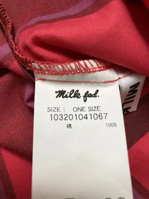 MILK FED./ミルクフェド/ワンピース/ワンピース/ドレス/レッド/ONE SIZE