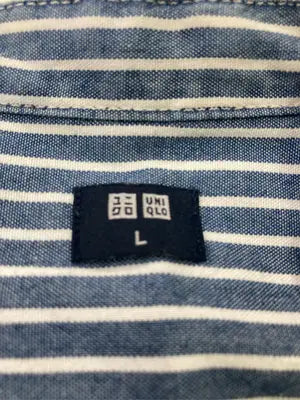 UNIQLO/ユニクロ/シャツ/ブラウス/トップス/ブルー/L