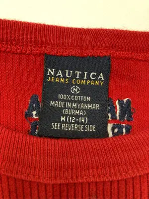 NAUTICA/ノーティカ/ニット/セーター/トップス/レッド/M