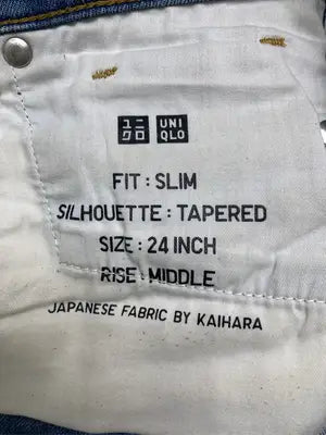 UNIQLO/ユニクロ/デニムパンツ/パンツ/ブルー/２４inch