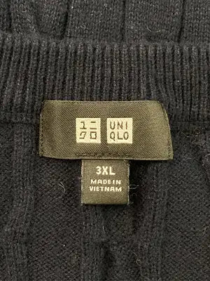 UNIQLO/ユニクロ/ニット/セーター/トップス/ネイビー/3XL