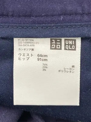 UNIQLO/ユニクロ/スカート/スカート/ネイビー/ウエスト64cm ヒップ91cm