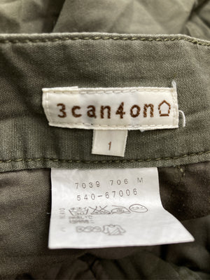3can4on/サンカンシオン/チノパンツ/パンツ/カーキ/1