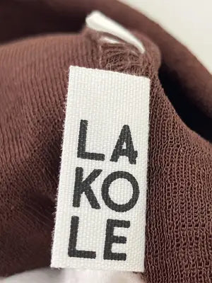 LAKOLE/ラコレ/Tシャツ/カットソー/トップス/ブラウン/F