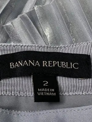 BANANA REPUBLIC/バナナリパブリック/ロングスカート/スカート/シルバー/2