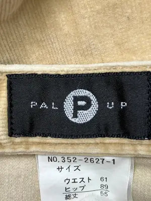PAL UP/ミモレ/半端丈スカート/スカート/ベージュ/ウエスト61 ヒップ89 総丈55