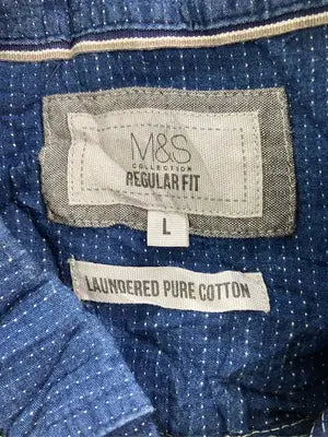 M&S collection/シャツ/ブラウス/トップス/ブルー/L