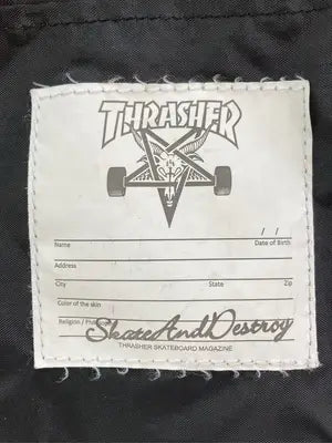 THRASHER/スラッシャー/トートバッグ/バッグ/アイボリー