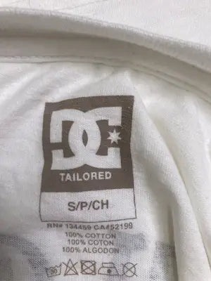 DC/ディーシー/Tシャツ/カットソー/トップス/ホワイト/S