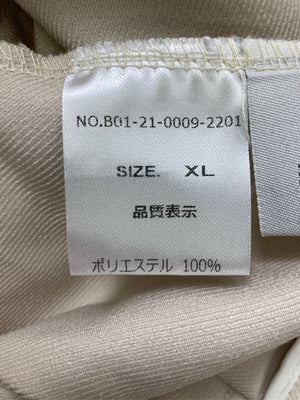 me+em select/ミームセレクト/スラックス/パンツ/アイボリー/XL