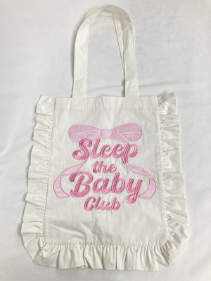 Sleep the Baby Club/トートバッグ/バッグ/ホワイト