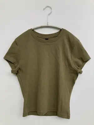 UNIQLO/ユニクロ/Tシャツ/カットソー/トップス/カーキ/M