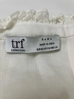 ZARA TRF/シャツ/ブラウス/トップス/アイボリー/M