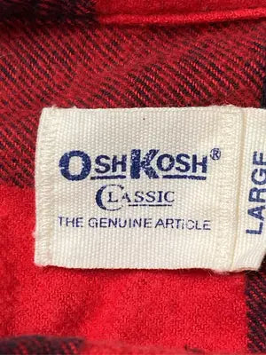 OSH KOSH/オシュコシュ/シャツ/ブラウス/トップス/レッド/L