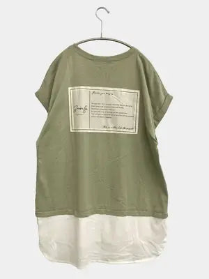KHALITA/ハリータ/Tシャツ/カットソー/トップス/ライトグリーン/L