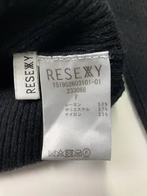 RESEXXY/リゼクシー/ニット/セーター/トップス/ブラック/F
