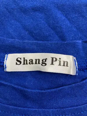 Shang Pin/Tシャツ/カットソー/トップス/ブルー