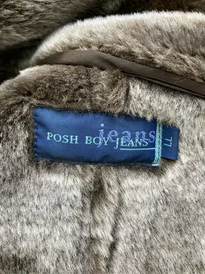 POSH BOY JEANS/ムートンコート/ジャケット/アウター/ブラウン/LL