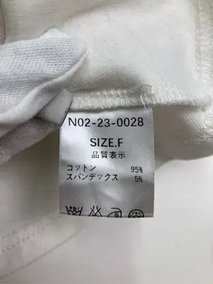 me+em select/ミームセレクト/Tシャツ/カットソー/トップス/ホワイト/F
