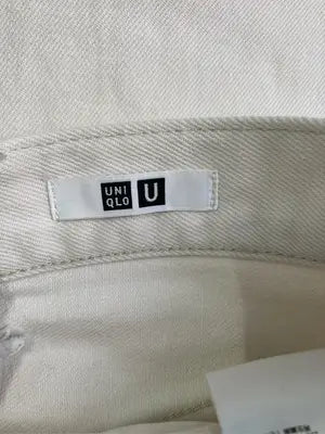 UNIQLO U/ユニクロユー/デニムパンツ/パンツ/アイボリー/23(58.5cm)