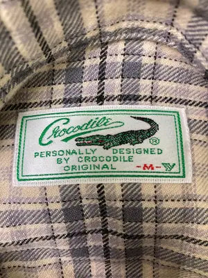 Crocodile/クロコダイル/シャツ/ブラウス/トップス/ベージュ/M