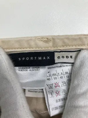 SPORTMAX/その他パンツ/パンツ/ベージュ/40