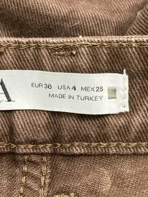 ZARA/ザラ/デニムパンツ/パンツ/ブラウン/EUR 36