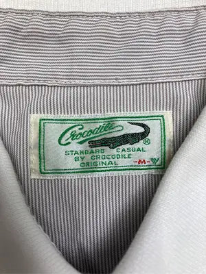 Crocodile/クロコダイル/ポロシャツ/トップス/ホワイト/M