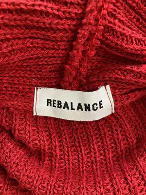 REBALANCE/パーカー/トップス/レッド/XL