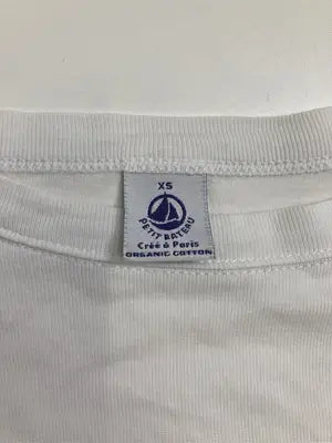 PETIT BATEAU/プチバトー/Tシャツ/カットソー/トップス/ホワイト/XS