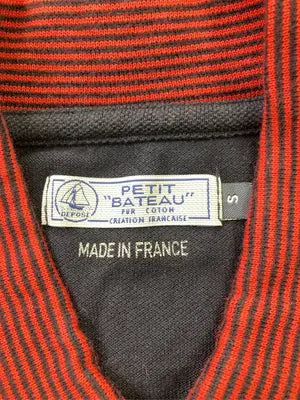 PETIT BATEAU/プチバトー/ポロシャツ/トップス/ネイビー/S