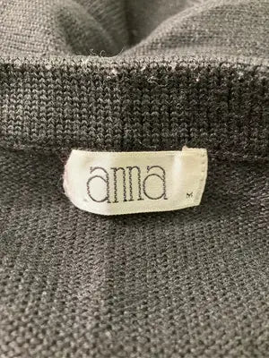 Anna/ニット/セーター/トップス/ブラック/M