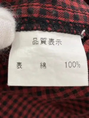 Subciety/サブサエティ/シャツ/ブラウス/トップス/レッド/M