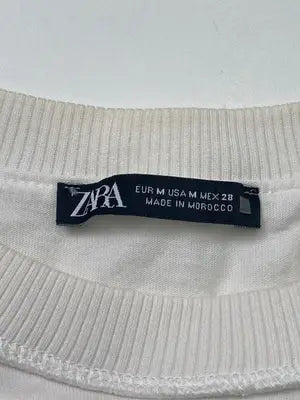 ZARA/ザラ/Tシャツ/カットソー/トップス/アイボリー/USA M