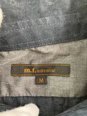 m.f.editorial/シャツ/ブラウス/トップス/ブラック/M