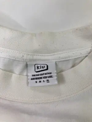 Kiu/キウ/Tシャツ/カットソー/トップス/ホワイト/XL