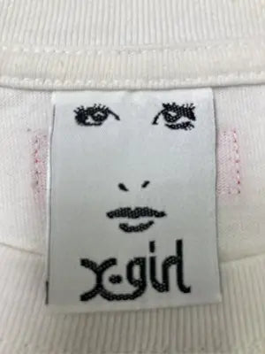 X-GIRL/エックスガール/Tシャツ/カットソー/トップス/ホワイト/2