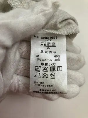 Disney/ディズニー/Tシャツ/カットソー/トップス/ベージュ/3L
