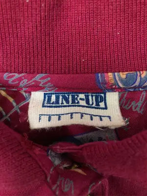 LINE-UP/ポロシャツ/トップス/レッド/S
