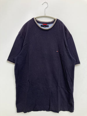 TOMMY HILFIGER/トミーヒルフィガー/Tシャツ/カットソー/トップス/ネイビー/L
