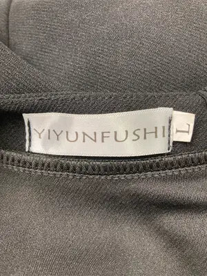 YIYUNFUSHI/ワンピース/ワンピース/ドレス/ブラック/L