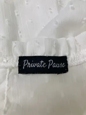 Private Pause/プライベートポーズ/シャツ/ブラウス/トップス/ホワイト/L