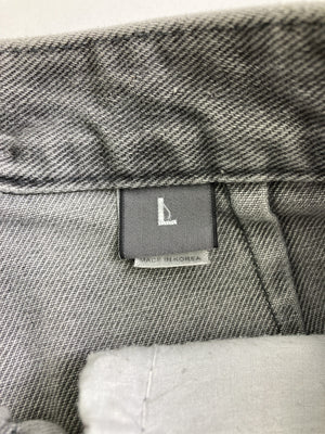 デニムスカート/スカート/グレー/L