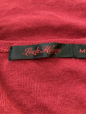 LOCK HEAVEN/Tシャツ/カットソー/トップス/レッド/M
