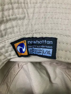 NEWHATTAN/ニューハッタン/バケットハット/帽子/ベージュ/L/XL