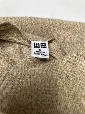 UNIQLO/ユニクロ/ニット/セーター/トップス/ブラウン/M