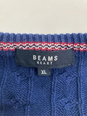 BEAMS HEART/ビームスハート/ニット/セーター/トップス/ネイビー/XL